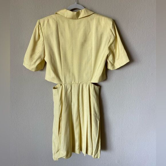 NWT Sandro Jaun Citron Mini Yellow Dress Size XS - Picture 15 of 15